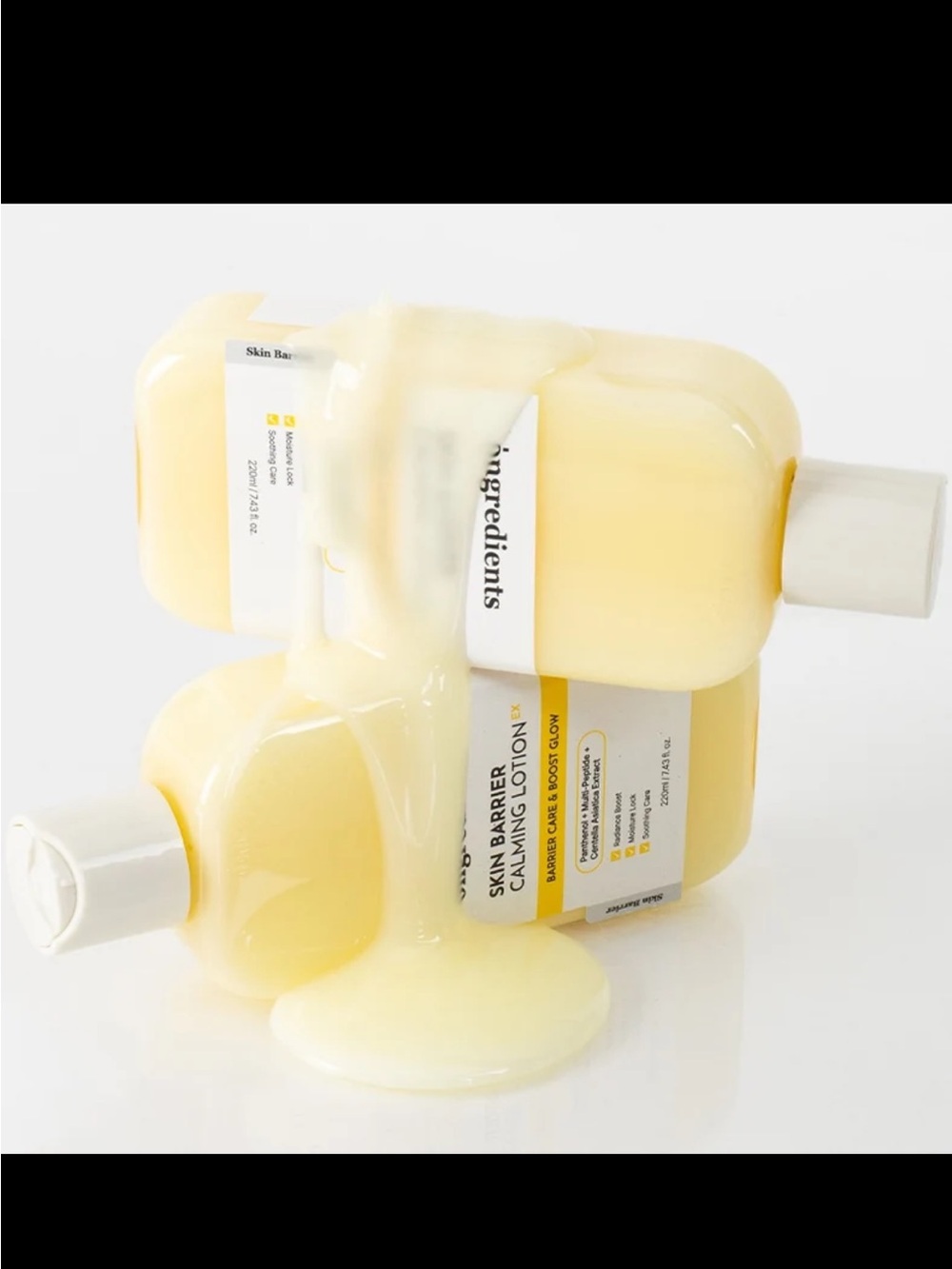 NIB ongredients Skin Barrier Calming Lotion barrier care, boost glow sealed